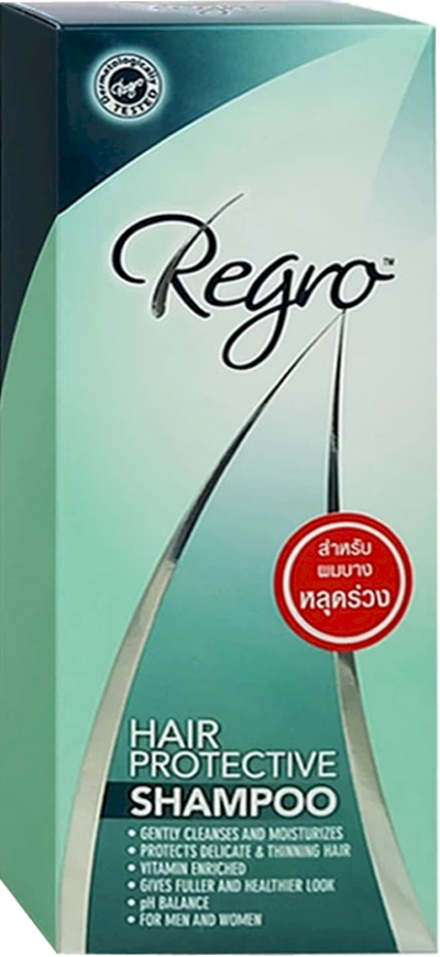 Regro hair protective shampoo 200มล รีโกร แชมพูขจัดรังแค