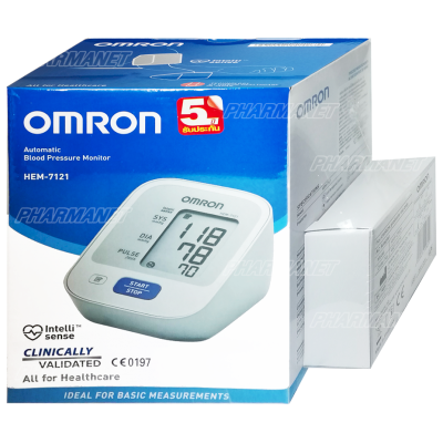 OMRON เครื่องวัดความดันโลหิตอัตโนมัติรุ่น HEM-7121