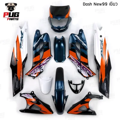 pugparts_Dash_new_เขียวG127_ดำ_ขาว