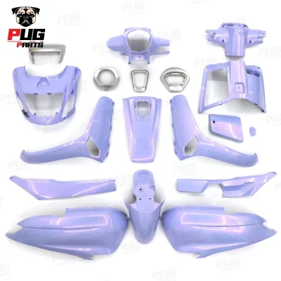 pugparts_Giorno_2024_ม่วงพาสเทลมุกชมพู_4_ชิ้นเทา