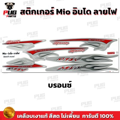 สติกเกอร์Mio ลายไฟ