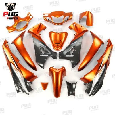 pugparts_wave125s_หัวแหลม_ทูโทน_ส้มแก้วตัดเทาดำ