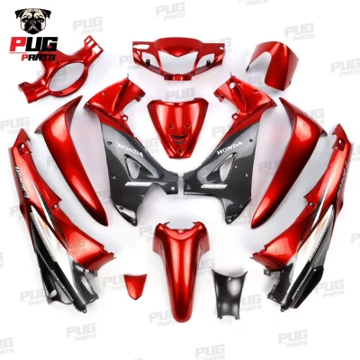 pugparts_wave125s_หัวแหลม_ทูโทน_แดงแก้วตัดเทาดำ