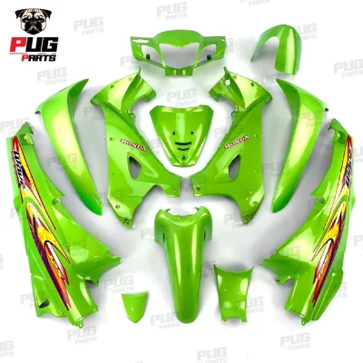  pugparts_wave125R_หัวแหลม_สีล้วน_เขียวตองมุกทอง