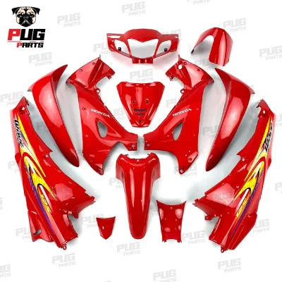 pugparts_wave125R_หัวแหลม_สีล้วน_แดงสด