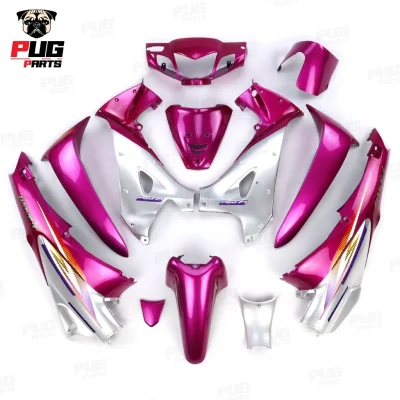 pugparts_wave125R_หัวแหลม_สีตัด_ชมพูแก้วตัดเทา