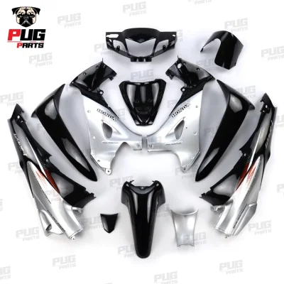 pugparts_wave125R_หัวแหลม_สีตัด_ดำเงาตัดเทา