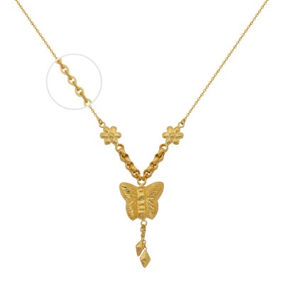 ระย้าโซ่เครื่องจี้ผีเสื้อ