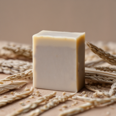 Rice Milk & Oatmeal Soap - สบู่น้ำนมข้าวผสมข้าวโอ๊ต