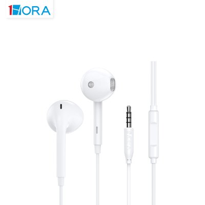 1HORA AUT122 หูฟังมีสาย 3.5mm | เสียงคุณภาพสูง | ไมค์ในตัว