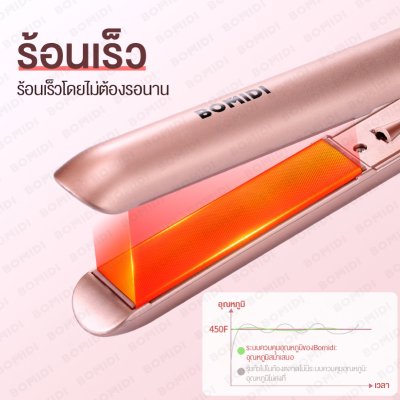 BOMIDI HS1 ที่หนีบผม เครื่องหนีบผม ม้วนผม BOMIDI HS1 ที่หนีบผม เครื่องหนีบผม ม้วนผม