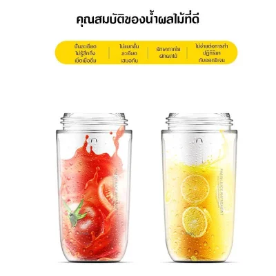 Deerma NU05 เครื่องปั่นพกพา 400ml ปั่นได้ต่อเนื่อง 6 แก้ว