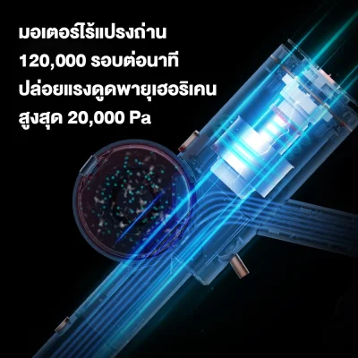 Deerma VC26 Pro เครื่องดูดฝุ่นไร้สาย 2in1 ไส้กรอง HEPA