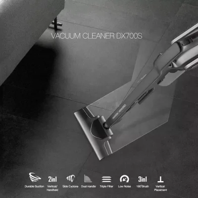 Deerma DX700 PRO เครื่องดูดฝุ่น 2IN1 พลังดูดสูงถึง 16,000 Pa