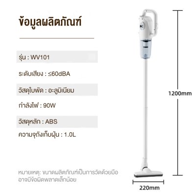 ZOLELE เครื่องดูดฝุ่นไร้สายแบบใช้มือถือ 7500pa