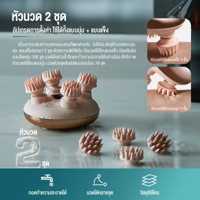 Philips PPM1301 เครื่องนวดศีรษะ SyncMotion กันน้ำ IP67