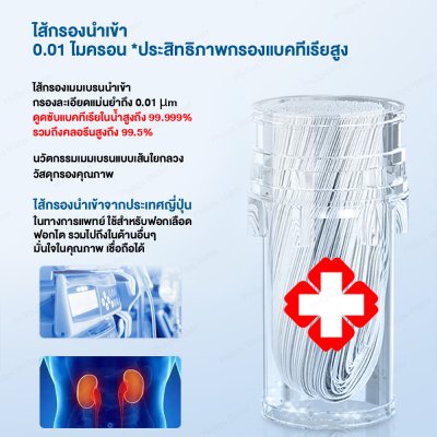 Philips AUT3234 เครื่องกรองน้ำ ระบบกรอง UF Philips AUT3234 เครื่องกรองน้ำ ระบบกรอง UF
