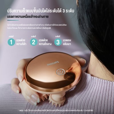 Philips PPM1301 เครื่องนวดศีรษะ SyncMotion กันน้ำ IP67