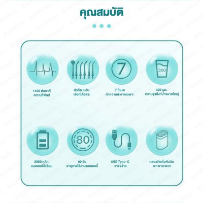 BOMIDI D3PRO เครื่องทําความสะอาดฟัน