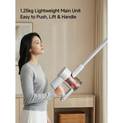 Deerma G40s Max Cordless Vacuum Cleaner เครื่องดูดฝุ่นไร้สาย แรงดูด 22kPa พร้อมไฟสีเขียวส่องฝุ่นมุมกว้าง 140°