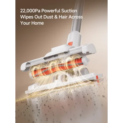 Deerma G40s Max Cordless Vacuum Cleaner เครื่องดูดฝุ่นไร้สาย แรงดูด 22kPa พร้อมไฟสีเขียวส่องฝุ่นมุมกว้าง 140°