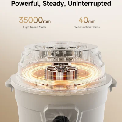 Deerma TJ700s เครื่องดูดฝุ่น 2-in-1 Vacuum & Blow เครื่องดูดและเป่าฝุ่น Canister Vacuum Cleaner 17,000Pa