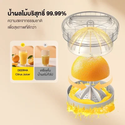 DEERMA LC01 Cordless Citrus Juicer เครื่องคั้นน้ำผลไม้ไร้สาย