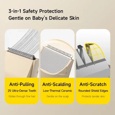 Deerma LF01 Baby Hair Clipper ปัตตาเลี่ยนตัดผมเด็ก 3-in-1 ดีไซน์ปลอดภัยป้องกันการขีดข่วน ตัดพร้อมดูดเศษผมอัตโนมัติ