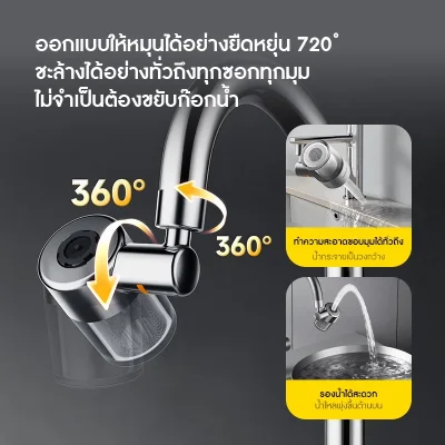 DEERMA LT01 Pressurized Faucet Water Filter หัวก๊อกกรองน้ำแรงดันสูง