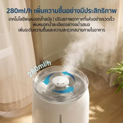 Haier เครื่องทำความชื้นระบบอัลตราโซนิก ละอองนาโน ขนาด 8 ลิตร เครื่องทำความชื้น รุ่น HSHM-US301