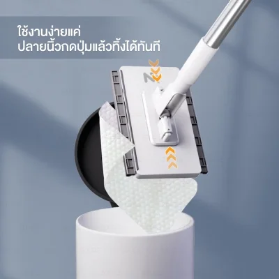 ZOLELE ไม้ม็อบดันฝุ่น DM02 ไม้ดันฝุ่น อเนกประสงค์ Mini Dust Mop หมุนได้ 360 องศา ไม้ม็อบเก็บฝุ่น ใช้งานได้กับทุกพื้นผิว