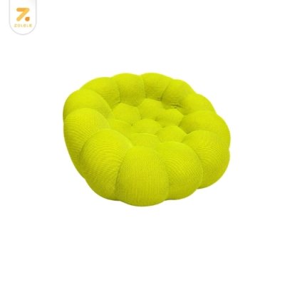ZOLELE โซฟา โซฟาฟองน้ำ ผ้าทอ 3D เกรดพรีเมียม นุ่ม เด้ง ระบายอากาศได้ดี โซฟานั่งเล่น ดีไซน์รองรับสรีระทุกส่วนได้อย่างดี ตั้งเเต่ไหล่ - ขา Football Sofa