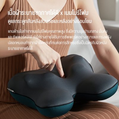 Philips PPM4311 เครื่องนวดหลังไร้สาย 3D ประคบร้อน 42°C