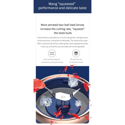 Deerma NU06 เครื่องปั่นพกพา 400ml แบต 1500mAh