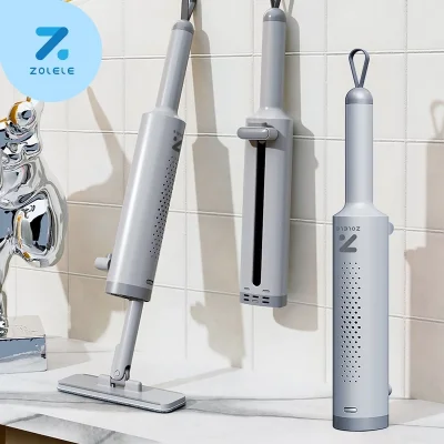 ZOLELE DM01 ไม้ถูพื้นขนาดเล็ก รีดน้ำได้เอง ไม่ต้องใช้มือบีบ