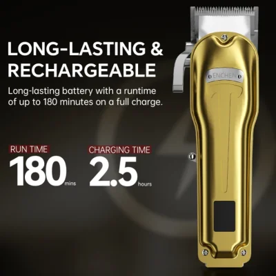 ENCHEN Hair Clipper Boost 3 | ปัตตาเลี่ยนไร้สาย | 180 นาที