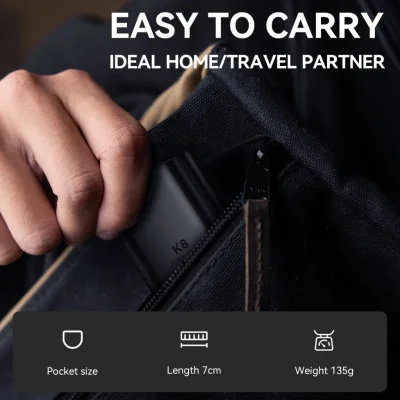 ENCHEN K8 เครื่องโกนหนวดไฟฟ้าขนาดเล็ก | กันน้ำ IPX7