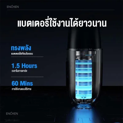 ENCHEN MS002 Foil Shaver | หัวโกน 3 ชิ้น | กันน้ำ IPX7