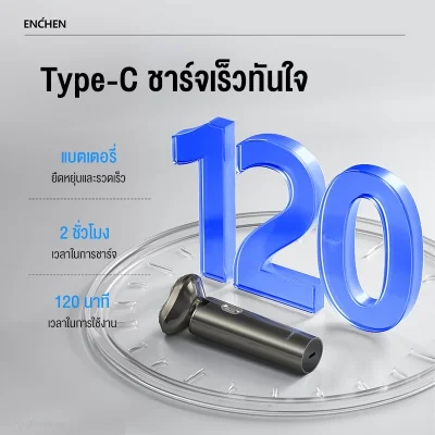 ENCHEN Blackstone 6 เครื่องโกนหนวดไฟฟ้า | หัว 3D
