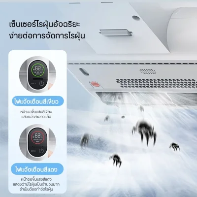 Deerma CM980/CM990 เครื่องกำจัดไรฝุ่นถังคู่ 5 ขั้นตอนล้ำลึก