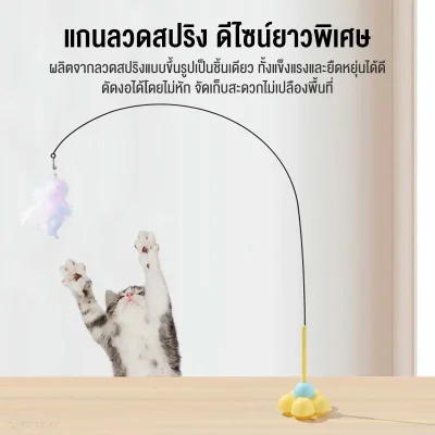 MOMOVIDA ไม้ตกแมว Blossom Cat Wand ปลุกสัญชาตญาณนักล่า