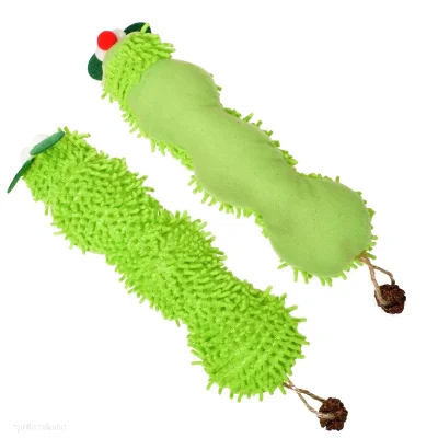 MOMOVIDA ตุ๊กตาหนอนแคทนิป ยาว 28cm ผ้ากำมะหยี่