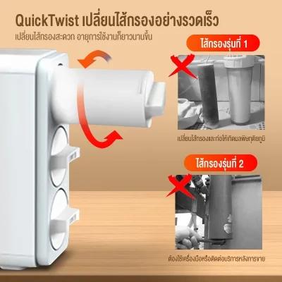 Philips AUT1211 เครื่องกรองน้ำ UF 0.01µm