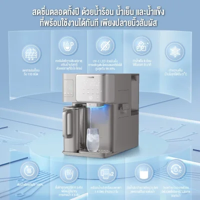 Philips ADD6922 เครื่องกรองน้ำ 5in1 RO ครบจบในเครื่องเดียว!