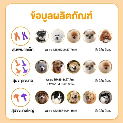 MOMOVIDA DT-12 ของเล่นสุนัข ทรงคีม ช่วยขัดฟัน/ลดคราบหินปูน