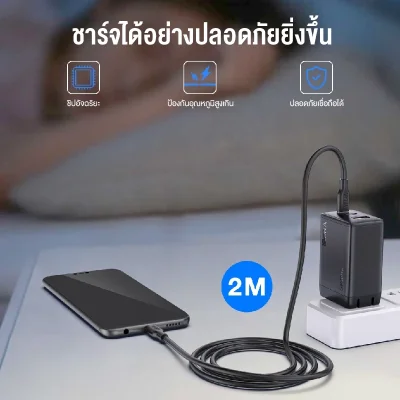 1Hora GAR322 ชุดชาร์จเร็ว PD 65W | GaN | 3 พอร์ต