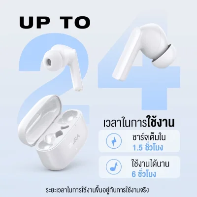 1HORA AUT206 หูฟังบลูทูธ | Bluetooth 5.3 | กันน้ำ IPX4
