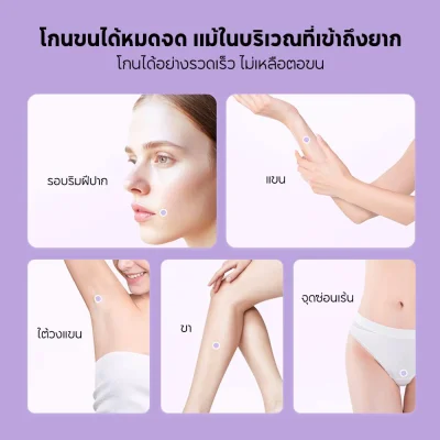 BOMIDI HT2 เครื่องกำจัดขน 2-in-1 | กันน้ำ IPX7