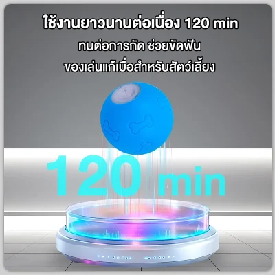 MOMOVIDA DT-1 ลูกบอลไฟฟ้าสุนัข ซิลิโคน Food Grade ทนกัด/ทนตก