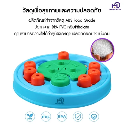 MOMOVIDA DT-2 ของเล่นฝึก IQ สุนัข พัฒนาสมอง และฝึกสมาธิ